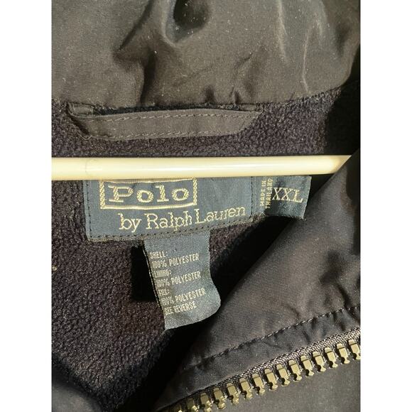 Polo Ralph Lauren Heavy Duty Jacket Full Zip Navy Blue Full Zip Sz XXL - Picture 5 of 9